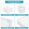 7 PCS Clear Drawer Organizers Bins, 4-Size Stackable Makeup and Vanity Drawer Organizer Trays, Acrylic Bathroom Drawer Storage Containers for Cosmetic, Office Supply, Kitchen Utensils Gadgets